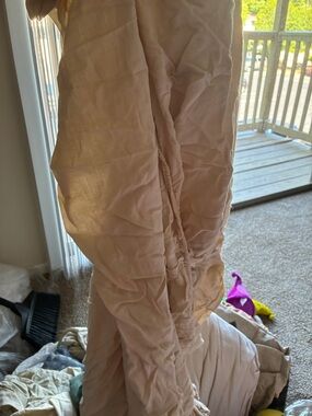 Neutral Beige Ruched Sheets